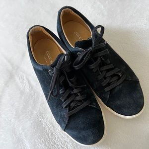 Cole Haan Crosscourt Sneakers Tennis Shoes Suede size 9 women’s Black